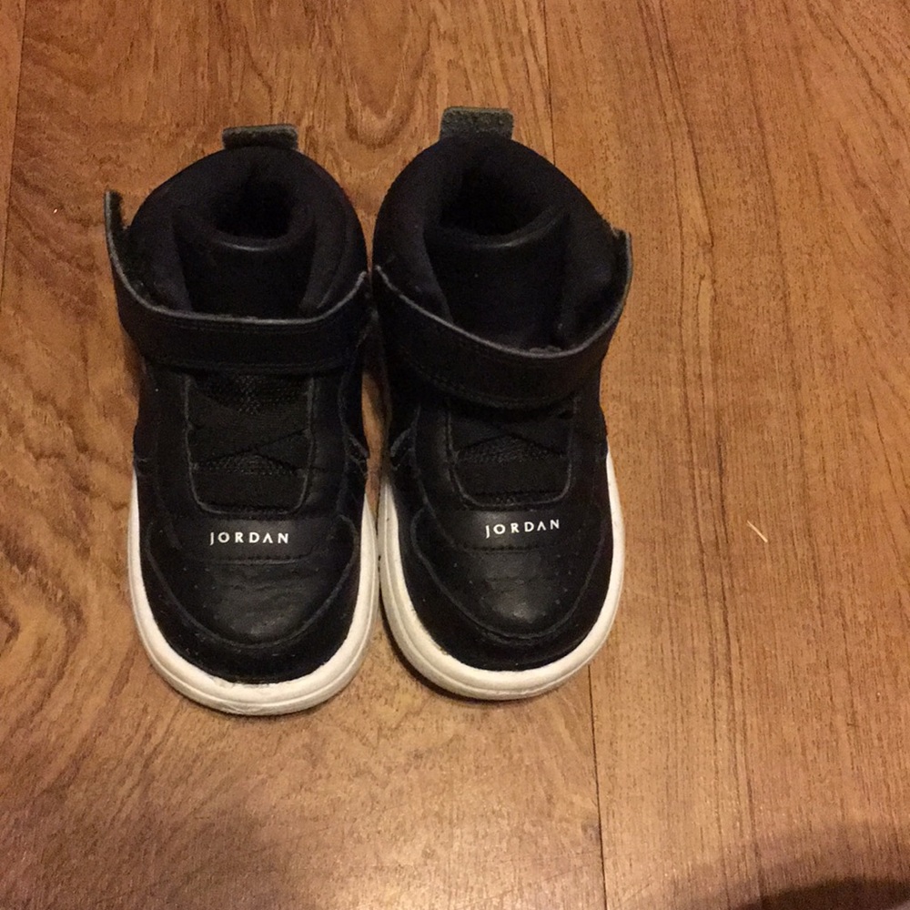 Size 7C black Jordan’s